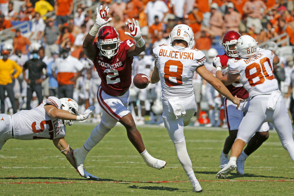 APTOPIX Texas Oklahoma Football